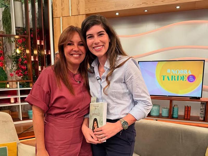 Dra. Filipa Teles com Tânia Ribas de Oliveira no programa A Nossa Tarde